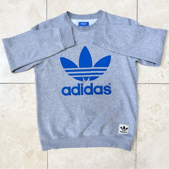 ADIDAS | ADICOLOR CLASSIC CREST LOGO TREFOIL CREWNECK SWEATSHIRT - Picture 7 of 12